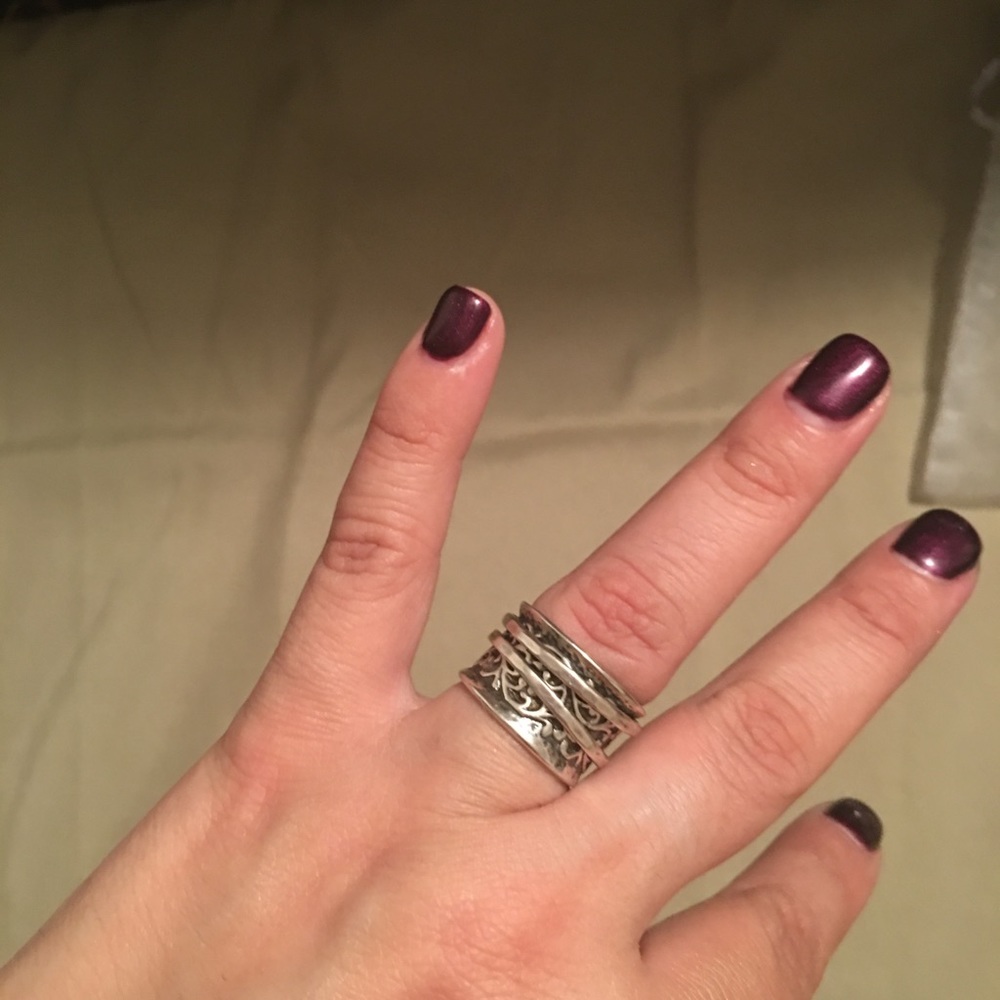 Sterling Silver Spinner Ring🌙✨🌞